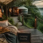 Camping insolite dordogne : cabane perchée et yourte au calme