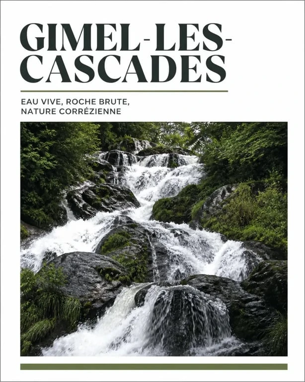 Que faire à Tulle : visite des cascades de Gimel-les-Cascades.