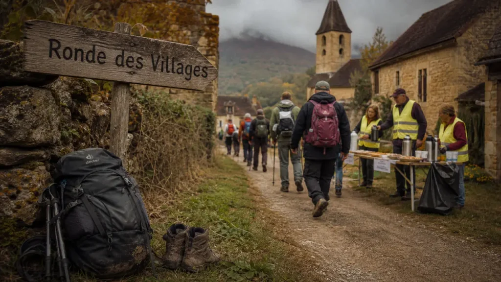 La Ronde des Villages en Périgord, 140 km de randonnée, villages reliés et navettes de retour