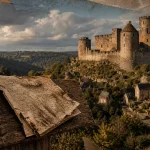 Liste des châteaux en Corrèze : forteresse médiévale en pierre ocre