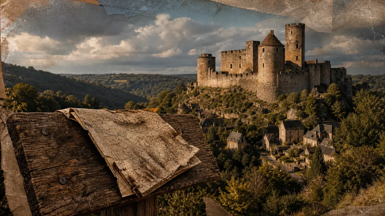 Liste des châteaux en Corrèze : forteresse médiévale en pierre ocre