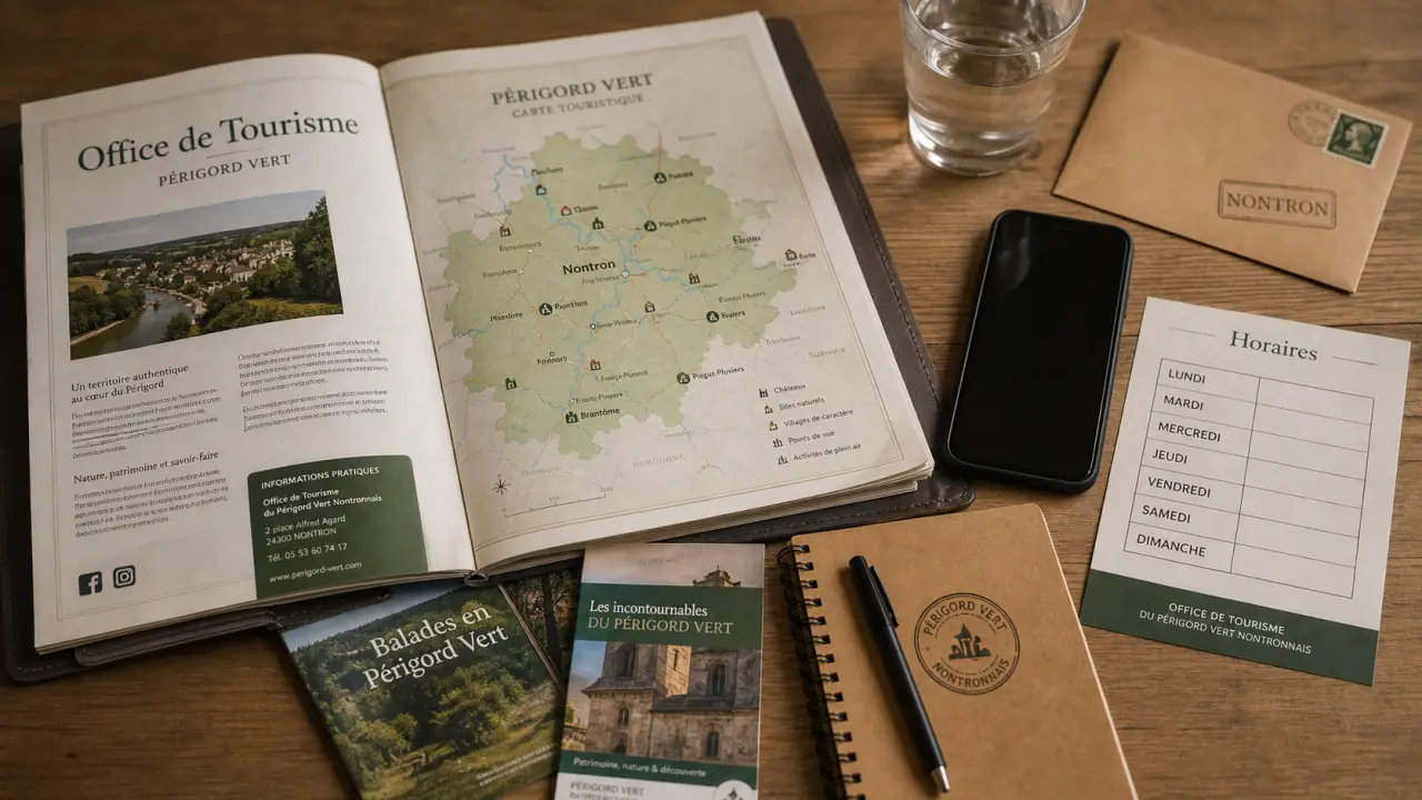 Office de tourisme nontron dordogne : brochures et horaires
