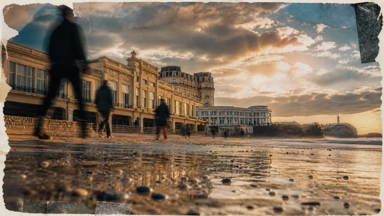 Que faire à Biarritz : Grande Plage et Rocher de la Vierge, panorama bord de mer