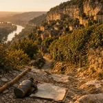 Randonnée dordogne : chemin vers un village du Périgord Noir