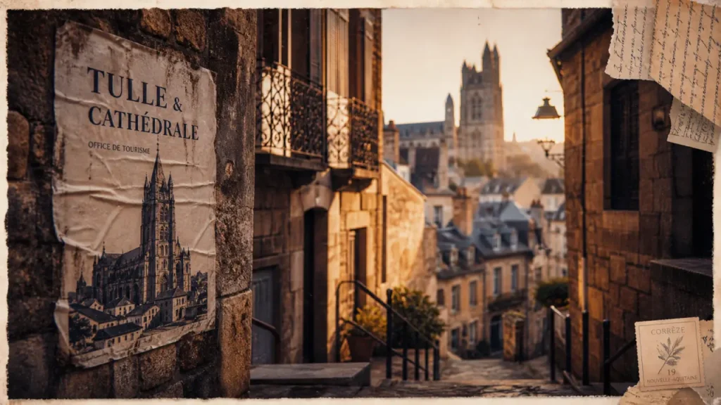 Visiter Tulle : ruelle ancienne et cathédrale Notre-Dame