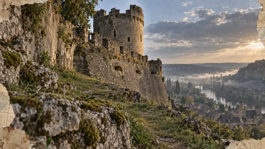 Le château de Montignac en Dordogne conserve les traces d’une forteresse tournée vers la Vézère