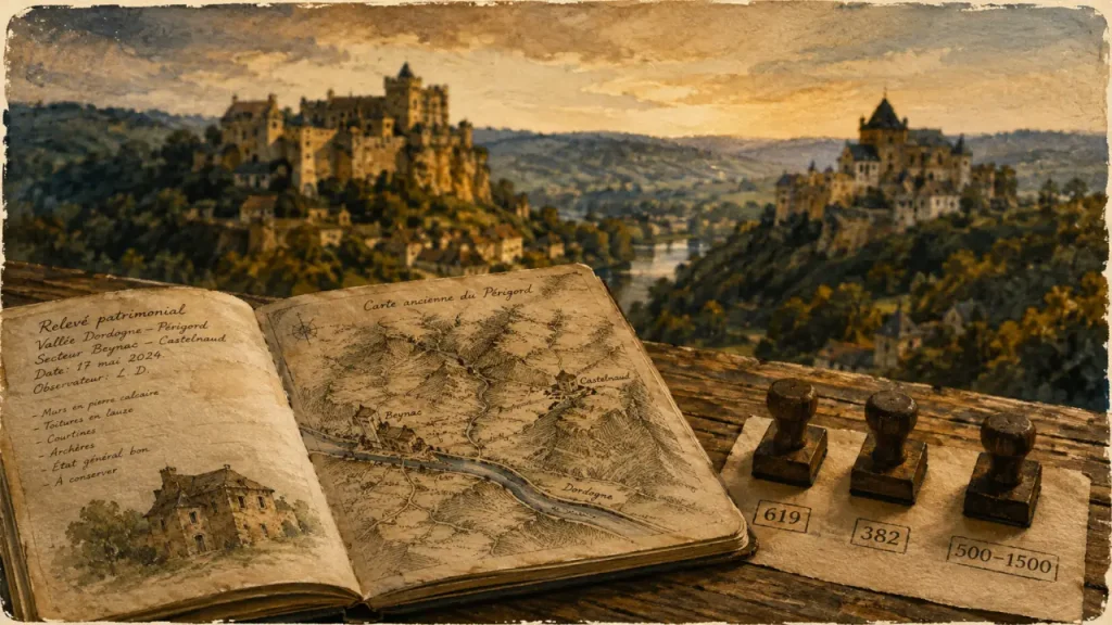 Combien de châteaux en Dordogne : 619 châteaux et 382 demeures, carte du Périgord et châteaux.