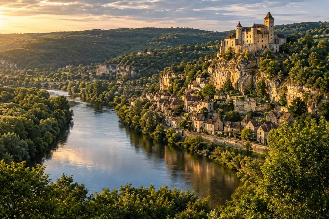 Vallée de la Dordogne et villages près d’une location vacances perigord noir