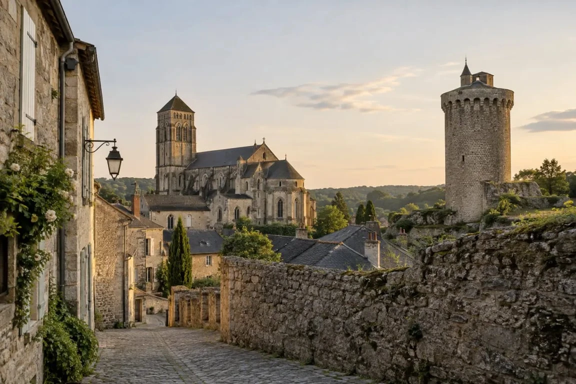 Cité médiévale de Saint-Yrieix-la-Perche, destination recherchée comme st yrieix la perche