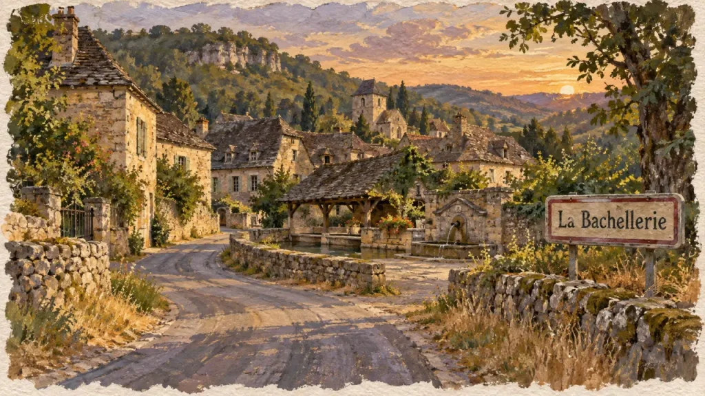 La Bachellerie Dordogne, village du Périgord noir