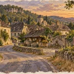 La Bachellerie Dordogne, village du Périgord noir