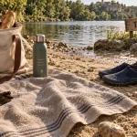 Ou se baigner en dordogne pres de sarlat : plage au bord d’un étang