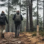 Randonnée en gironde sur le sentier de la Dune du Pyla, dans les pins