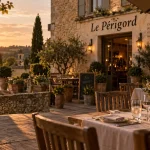 Restaurant le périgord nontron près de Nontron, terrasse à l’entrée